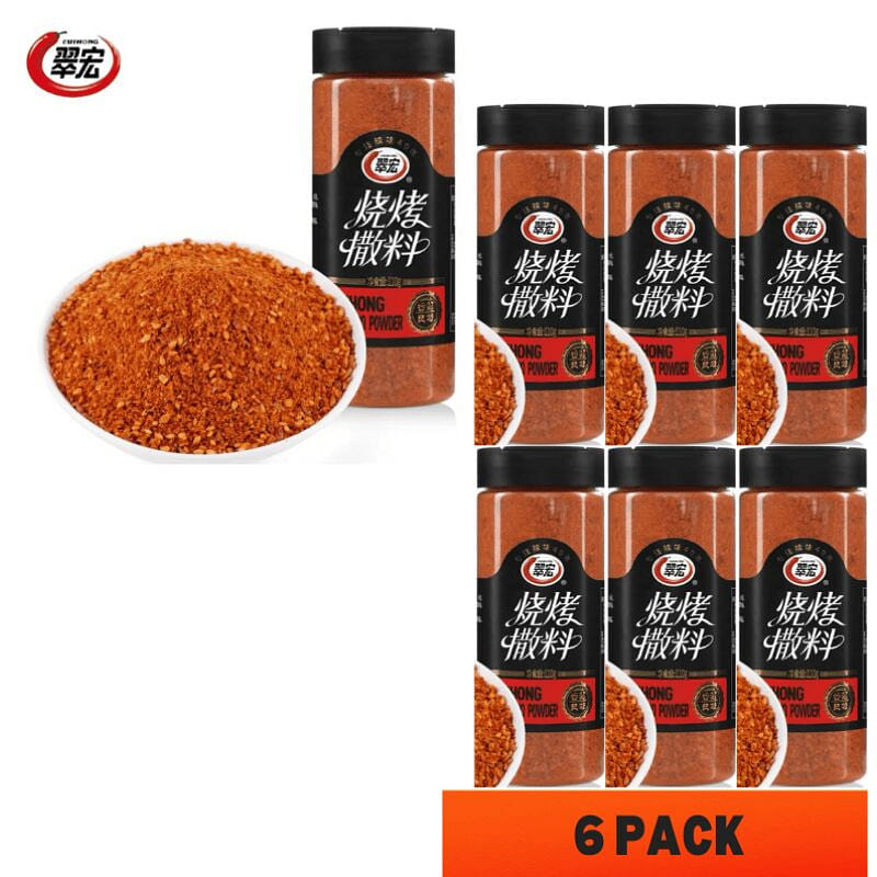 临期特价翠宏烧烤料香辣风味烧烤必备撒料100g*6 100 克