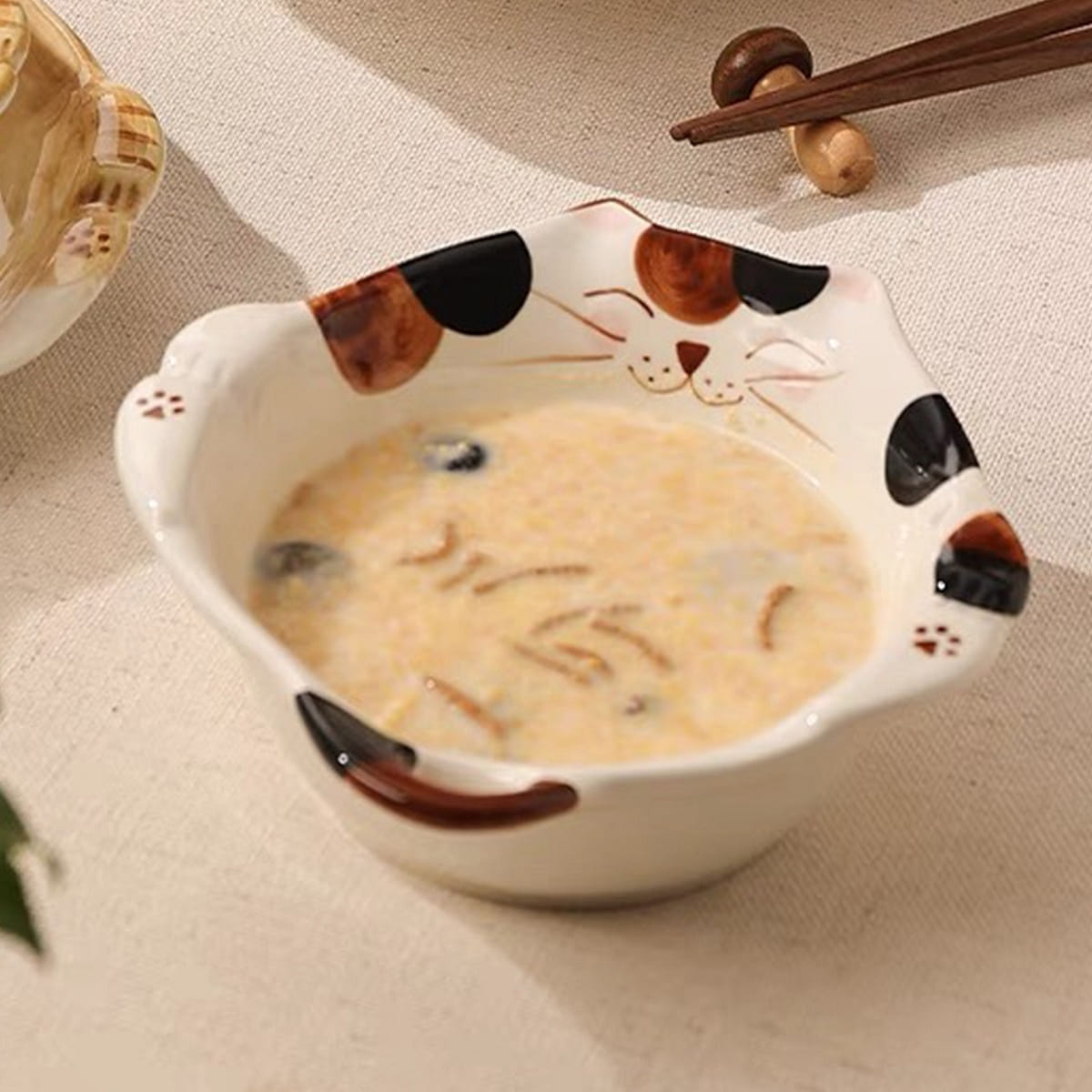 Lovely Cartoon Kitty Ceramic 6 Bowl Kitty B 1 each