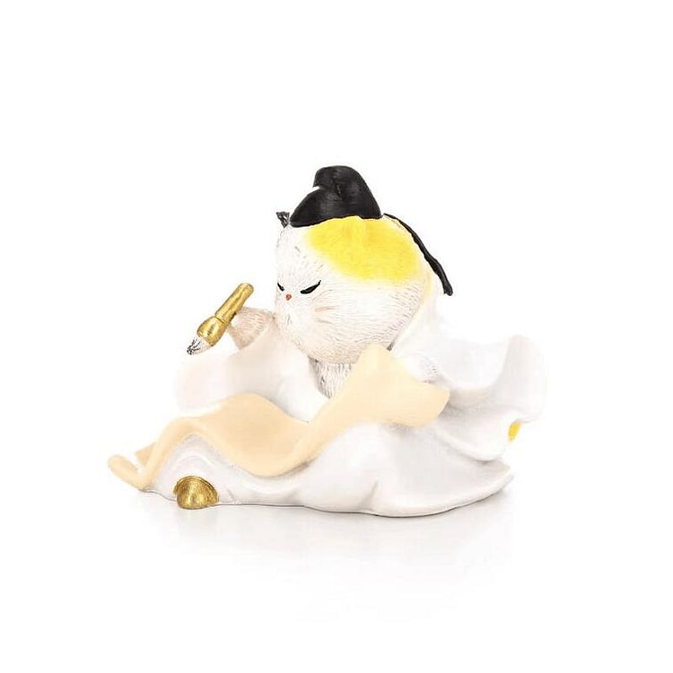 宫廷宝贝 宫猫摆件手办国潮周边 书画44*46mm 1 盒