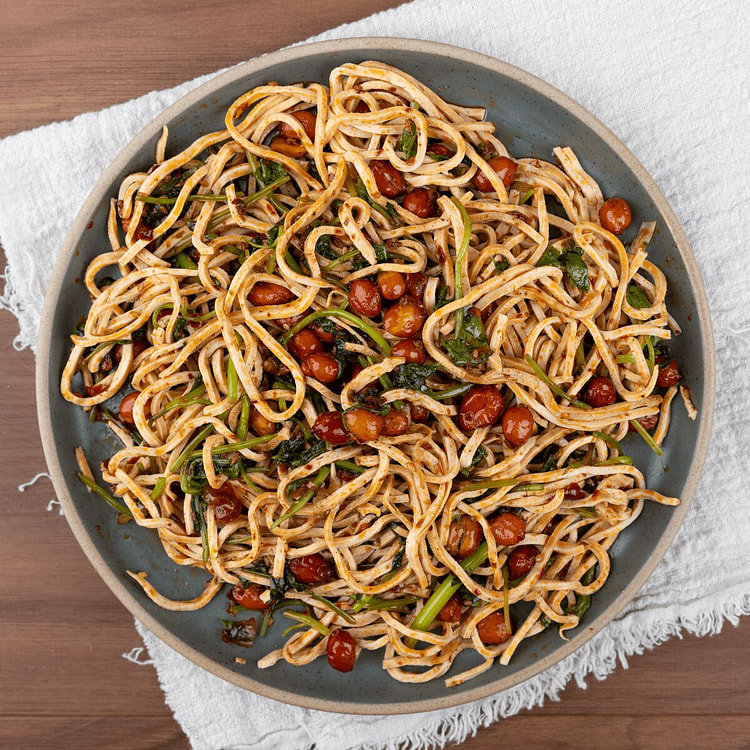 Stir Dried Silk w. Chili Oil