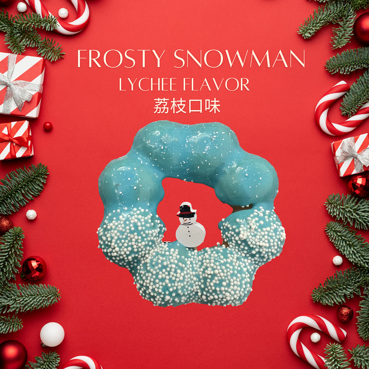 (Xmas Edition) Lychee Mochi Donut