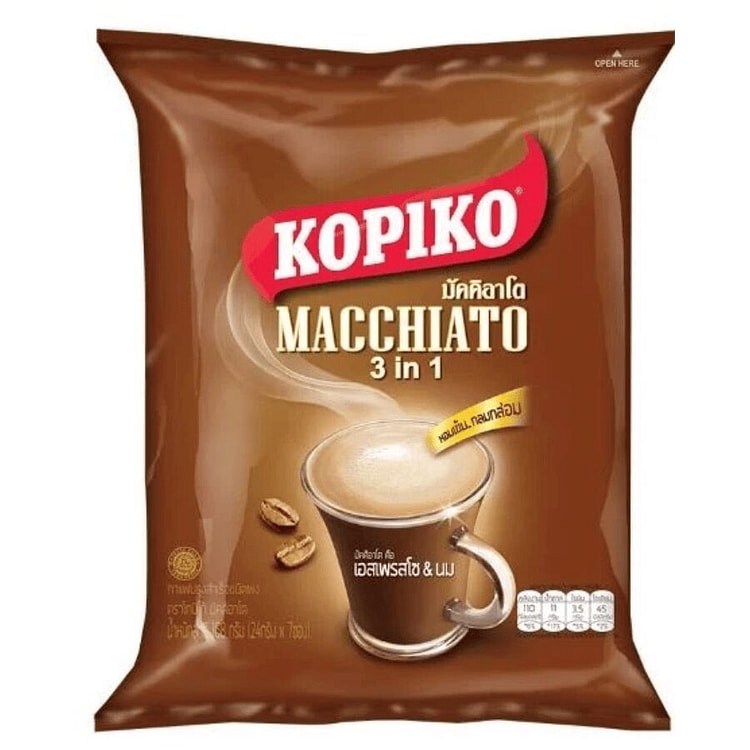 Kopiko Macchiato 3 in 1 Instant Coffee 1 each
