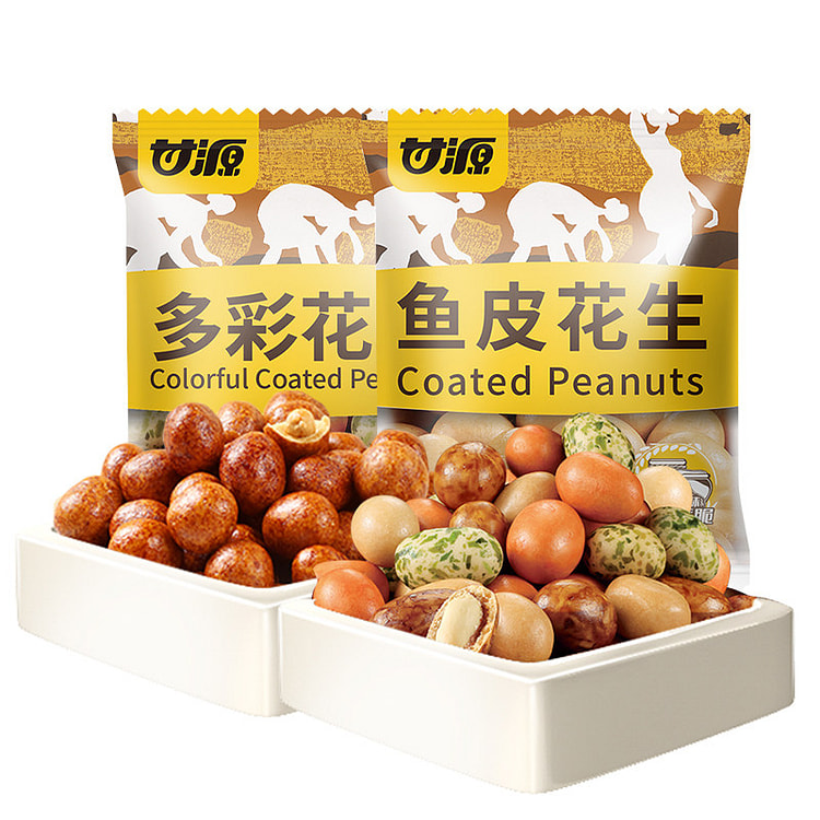 甘源多彩鱼皮花生500g*1袋 500 克