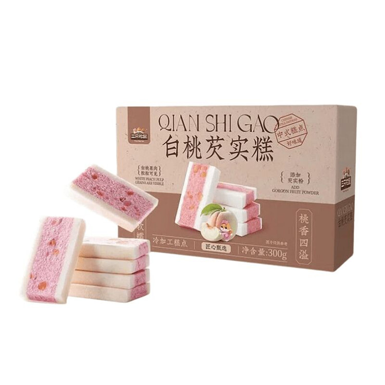 三只松鼠 白桃芡实糕 健康零食糕点 1盒
