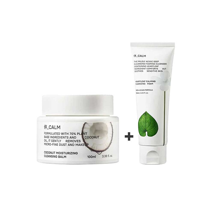 Hue Calm Deep Cleanse Set (Cleansing balm + cleansing foam)