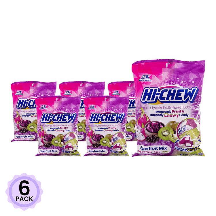 Hi-Chew Superfruit Mix Bag 90 g*6 pack