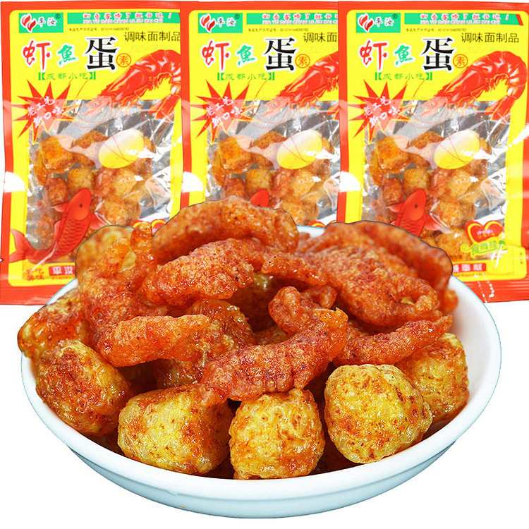 Shrimp, Fish And Egg Spicy Strips 20g * 5 Bags