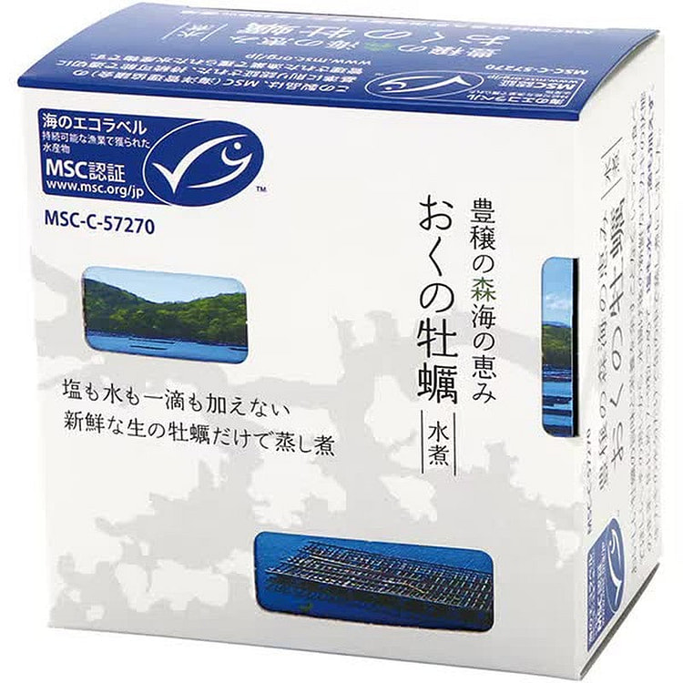 Okuno MSC Certified Boiled Oysters 150g Chiba