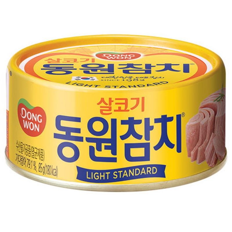 동원 살코기 라이트스탠다드 참치통조림, (85g, 16개) 1 케이스