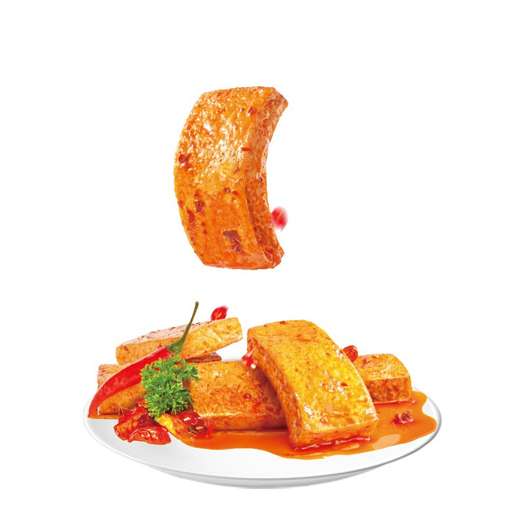劲仔厚豆干零食豆腐干小吃香辣400G+泡椒400g