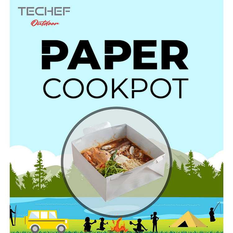 TECHEF - Eco-Friendly Foldable Paper Cookpot