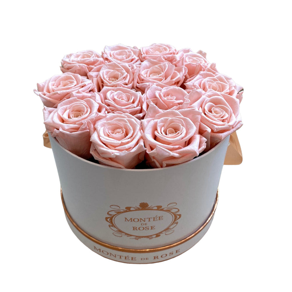 White Medium Round Peach 1 each