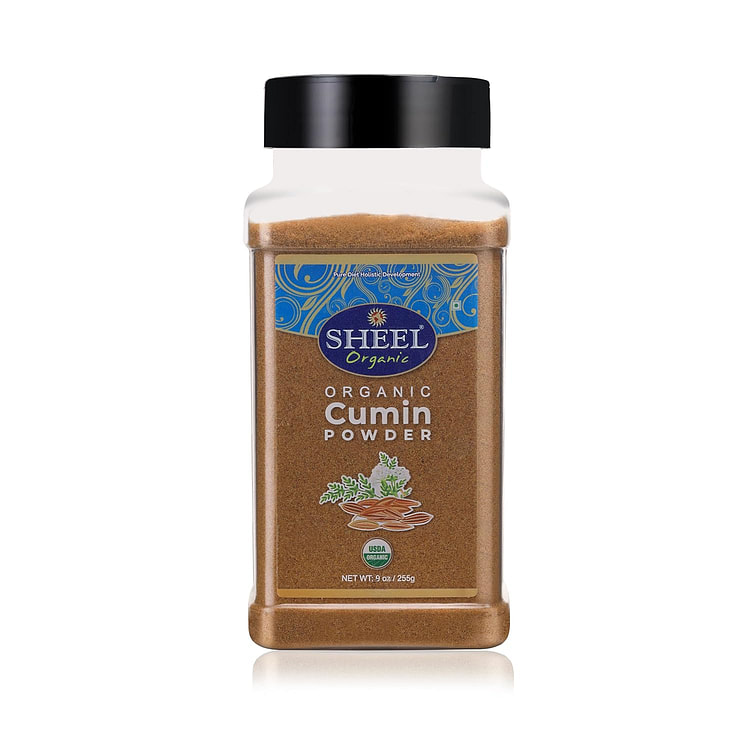 Sheel Organic Cumin Powder, Kosher - Net Wt: 9 oz 1 each