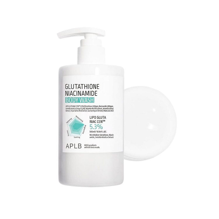APLB 谷胱甘肽烟酰胺沐浴露，300ml 300 毫升