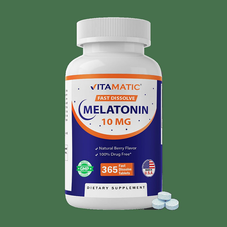 Melatonin 10mg 365 Fast Dissolve Tablets