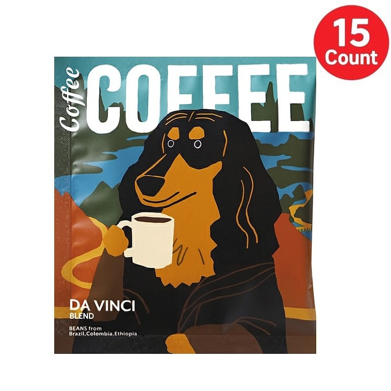 Art Museum Drip Coffee Da Vinci Blend 15 Count 1 bunch