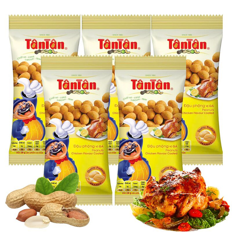 Tan Tan Peanut with Chicken Flavour5Count