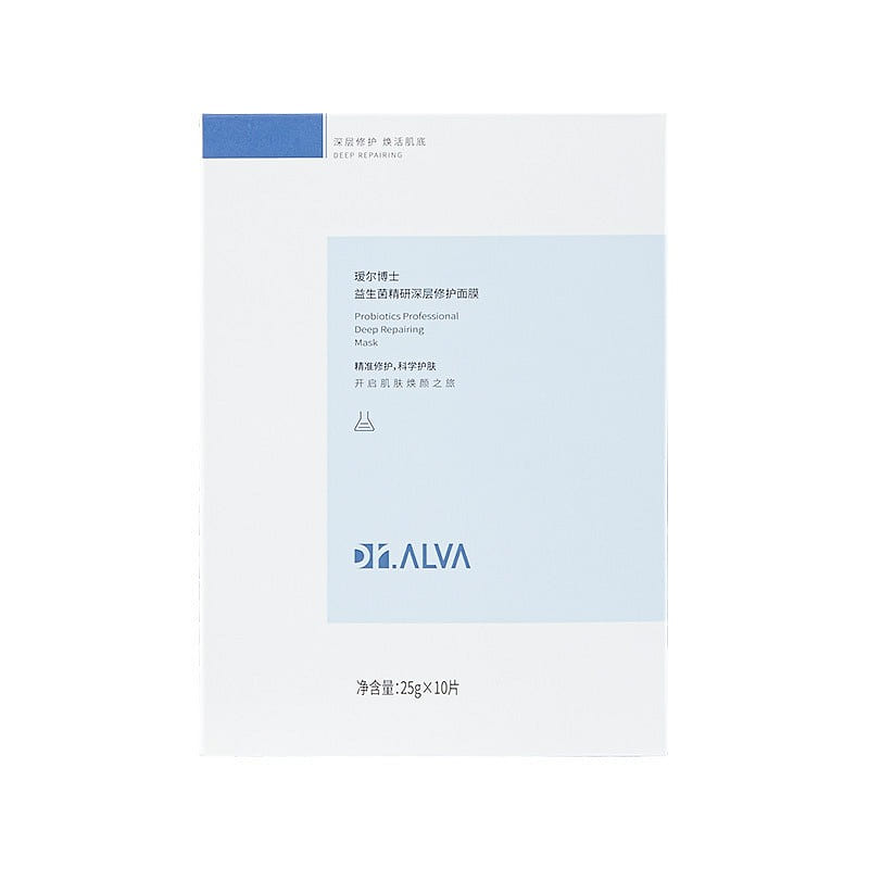 DR. ALVA Probiotics Professional Deep Repairing Mask 10pcs 1 箱