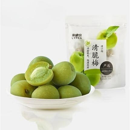 来伊份清脆梅蜜饯零食125g*1袋 125 克