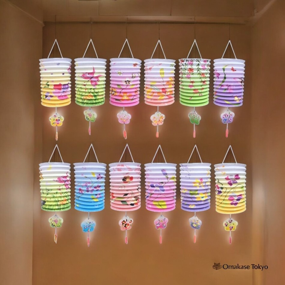 Nanairokan Mini Lanterns-Set of 12 600 g
