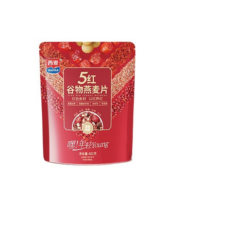 西麦五红混合谷物燕麦片482g*1袋