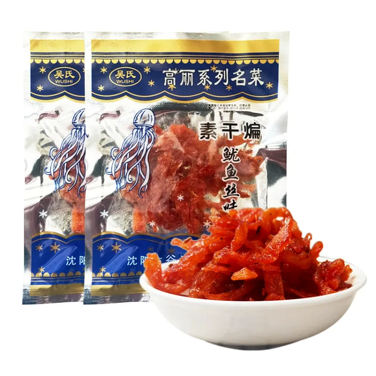 Vegetarian Dry-Fried Shredded Squid 20g*5 100 g
