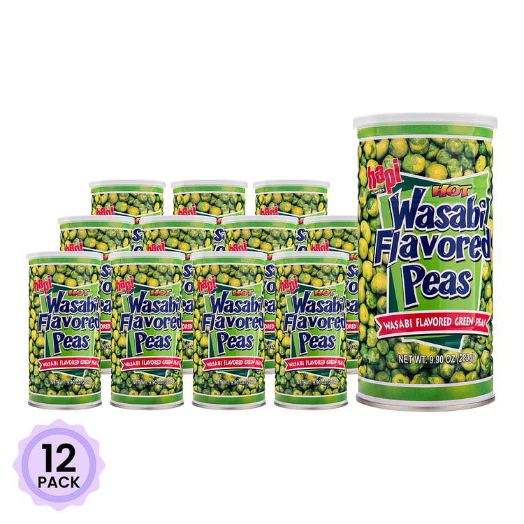 Hapi Hot Wasabi Peas 280 g*12 pack
