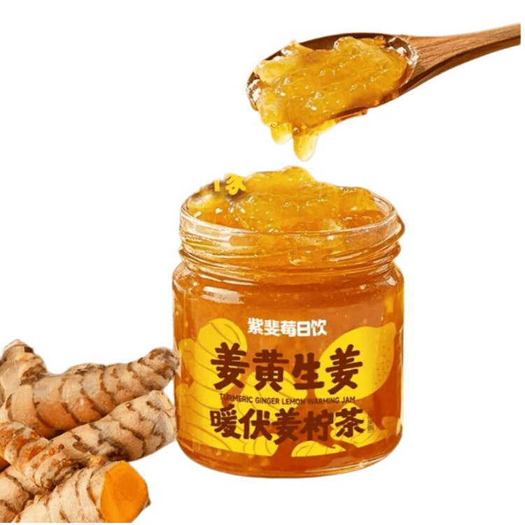 紫斐莓日饮  姜黄生姜暖伏姜柠茶  170g*1瓶