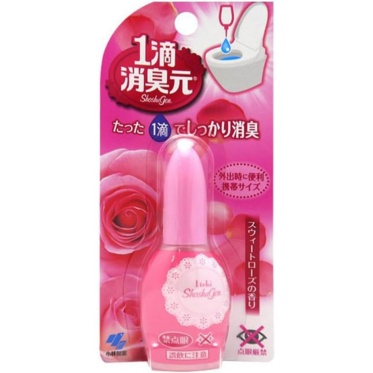日本直邮 1滴消臭元 消臭芳香剂 厕所用 甜蜜玫瑰 20ml (约640滴分)/
