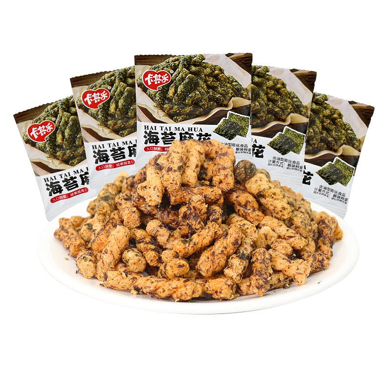 Kale Seaweed Fried Dough Twists 10g*20packs 1 pack