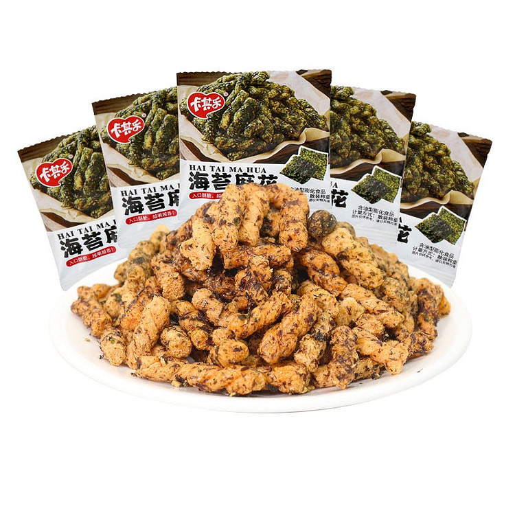 Kale Seaweed Fried Dough Twists 10g*20packs 1 pack
