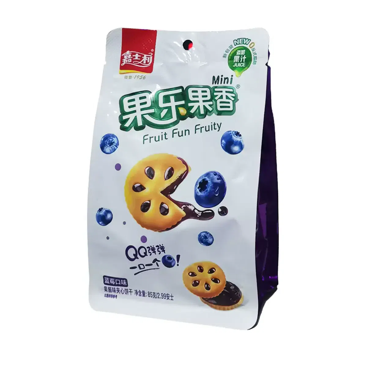 Carlsley Ctarberry Blueberry Sandwich Biscuits 85g*2 bags Jam Breakfast Biscuits 170 g