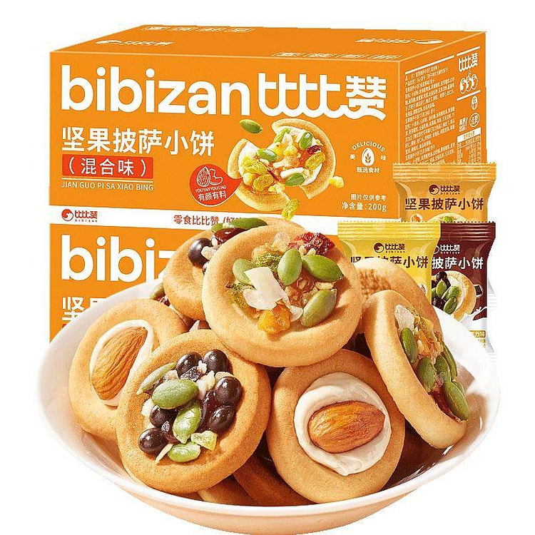Bibi Zan Nut Pizza Biscuits180g*1bag 180 g