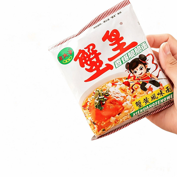 Santizi Crab Yolk Flavor Crunchy Instant Noodles 70 g