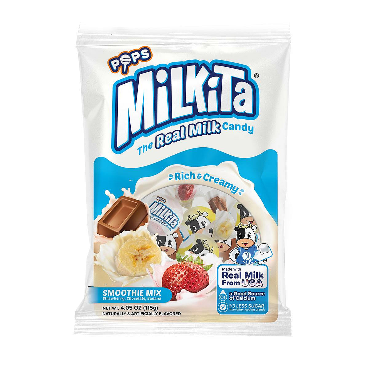 Milkita Creamy Shake Lollipop Smoothie Flavor 1 each