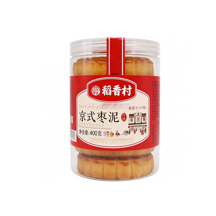 稻香村月饼京式枣泥月饼老式传统糕点400g*1
