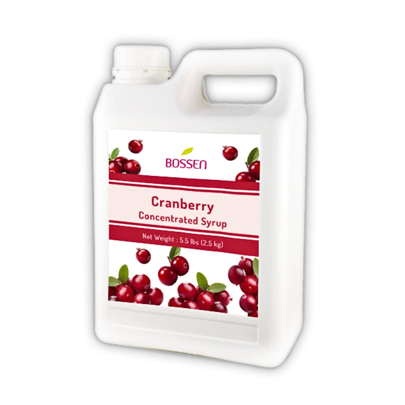 Bossen Cranberry Syrup 5.5 lb