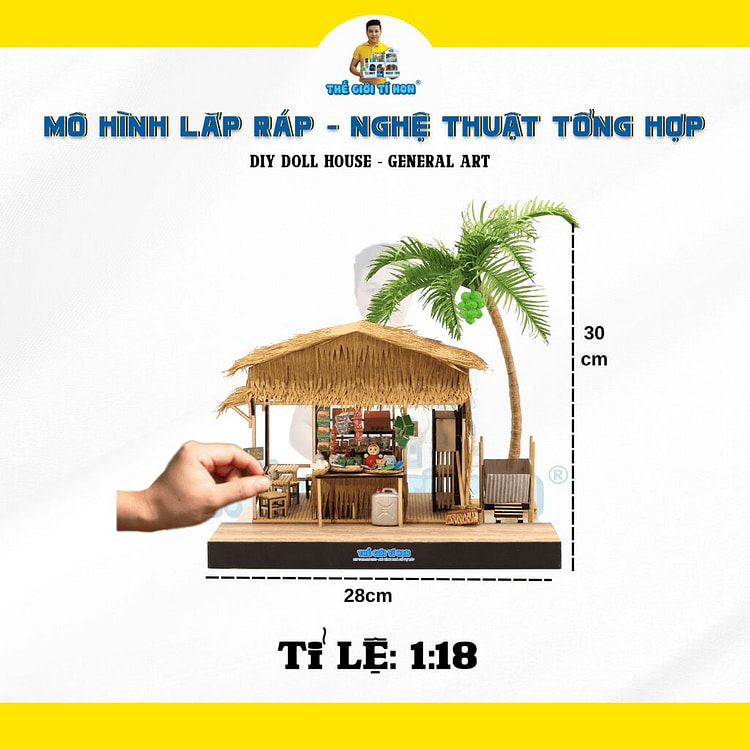 DIY Miniature Model  Southern Folk Singing Scene 1 box