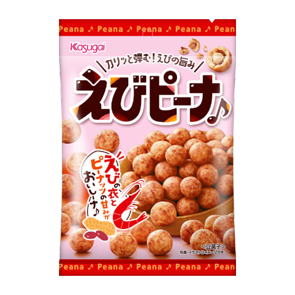 Kasugai Shrimp Flavored Crispy Peanuts 89g 1 each
