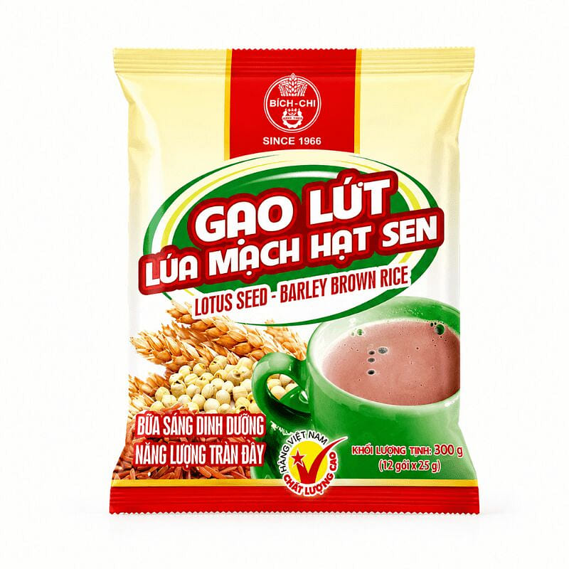 [BICH-CHI] Brown Rice & Lotus Seed Powder – 300g 1 each