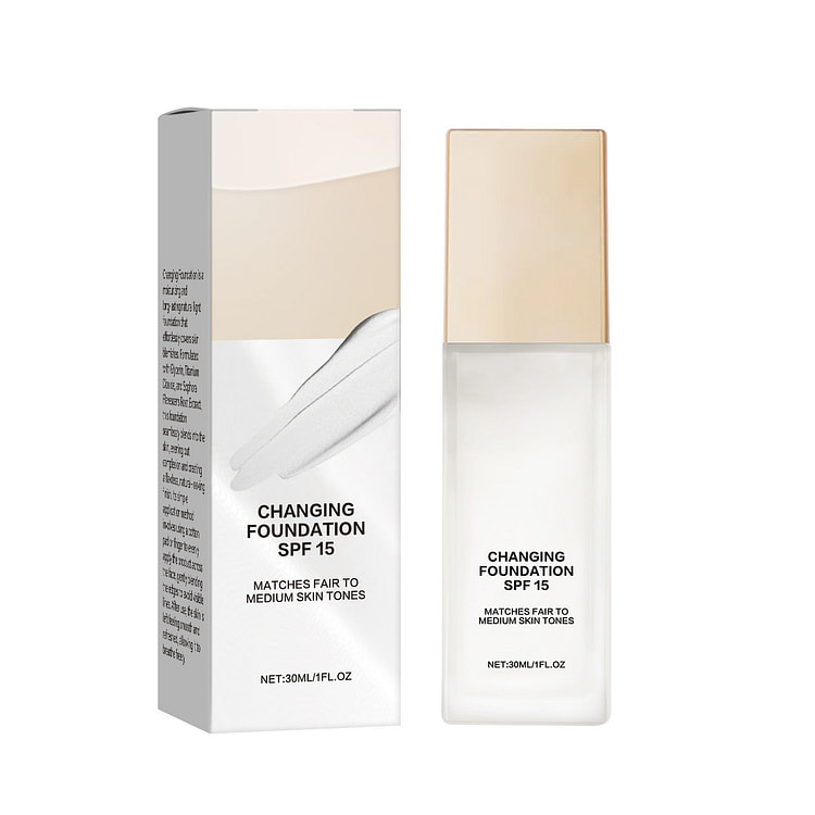 保湿粉底液滋润控油腻自然轻薄底妆皮肤瑕保湿隔离粉底 30 毫升