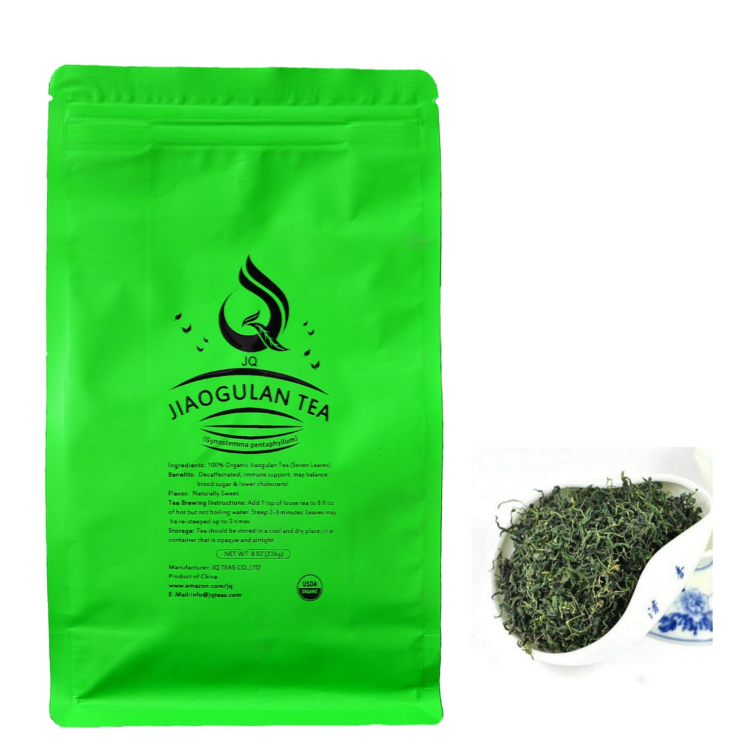 特級七葉絞股藍茶 南方人蔘散葉茶 226克 1 包