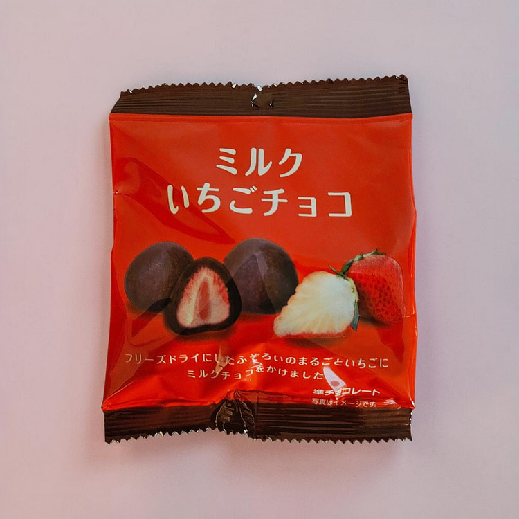 You-Ka Strawberry with Milk Chocolate Coating 25 g