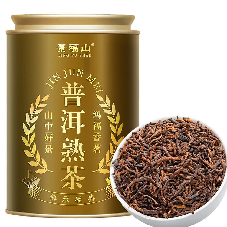 景福山 普洱茶古树浓香型陈年普洱1罐