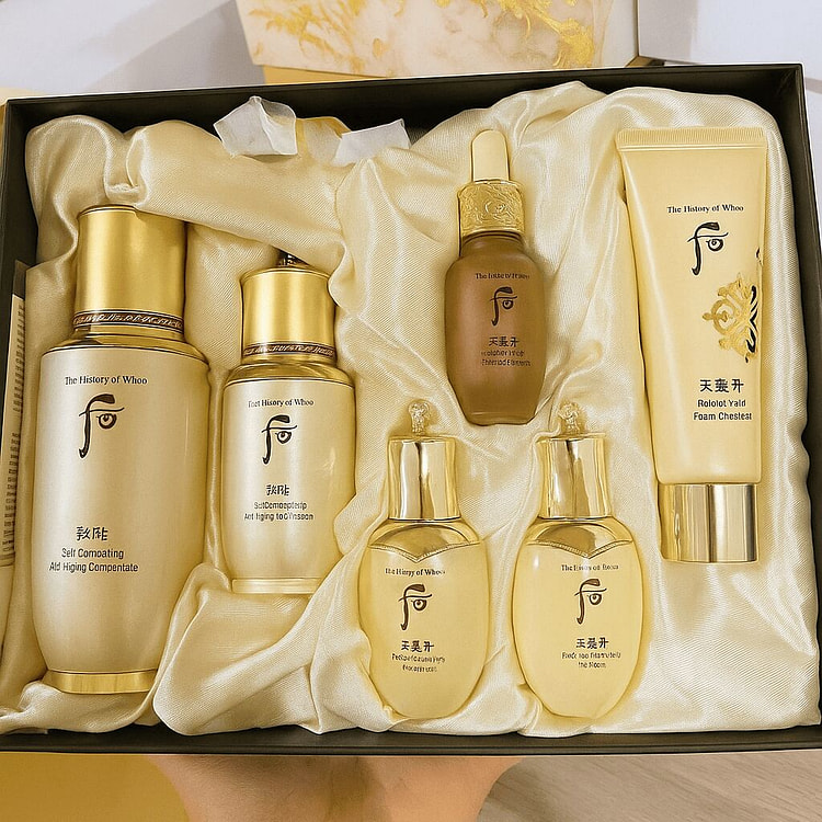 The History of Whoo Premium Skincare Set 6 Items 1 box