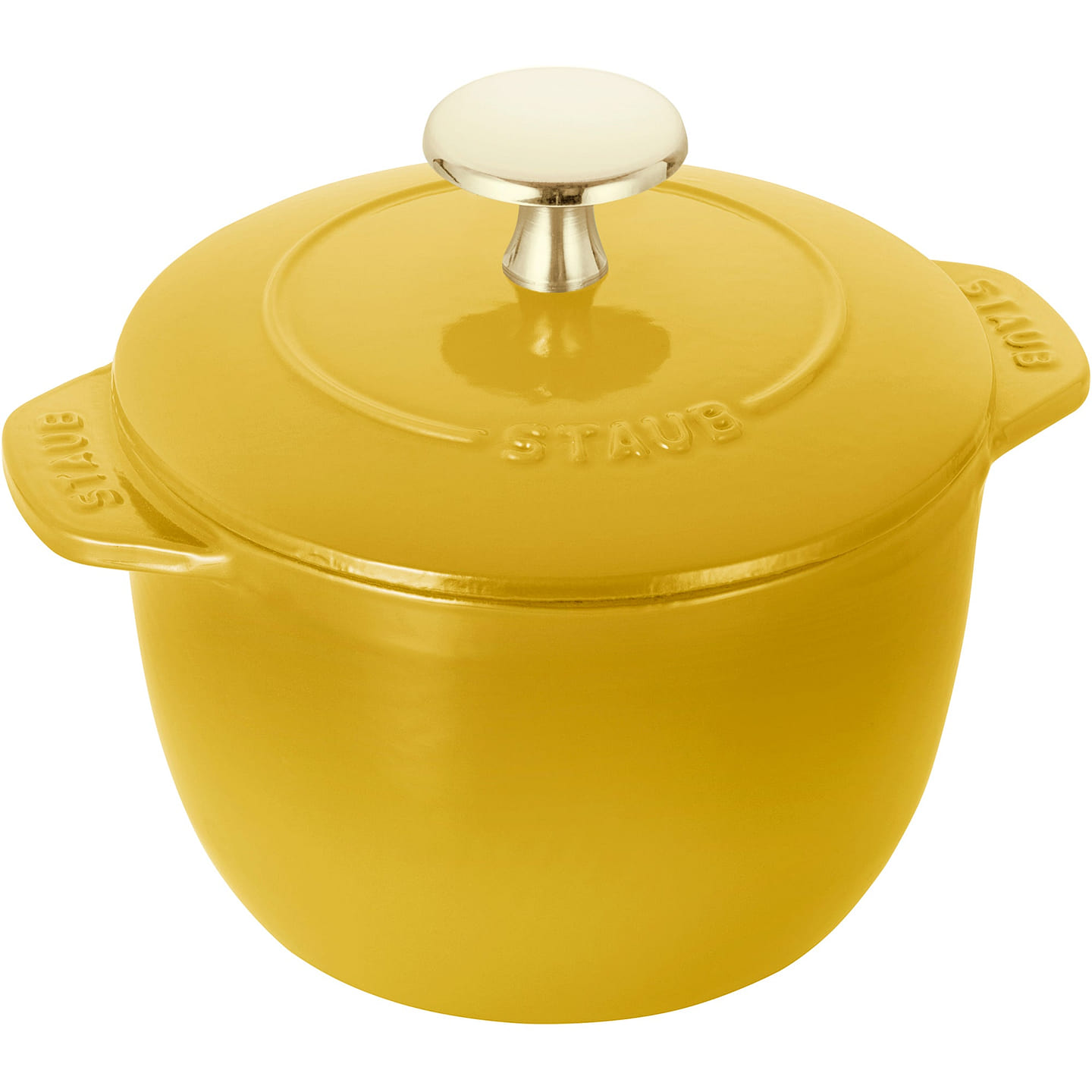 STAUB Cast Iron Petite French Oven 1.5-qt / Citron 1 each