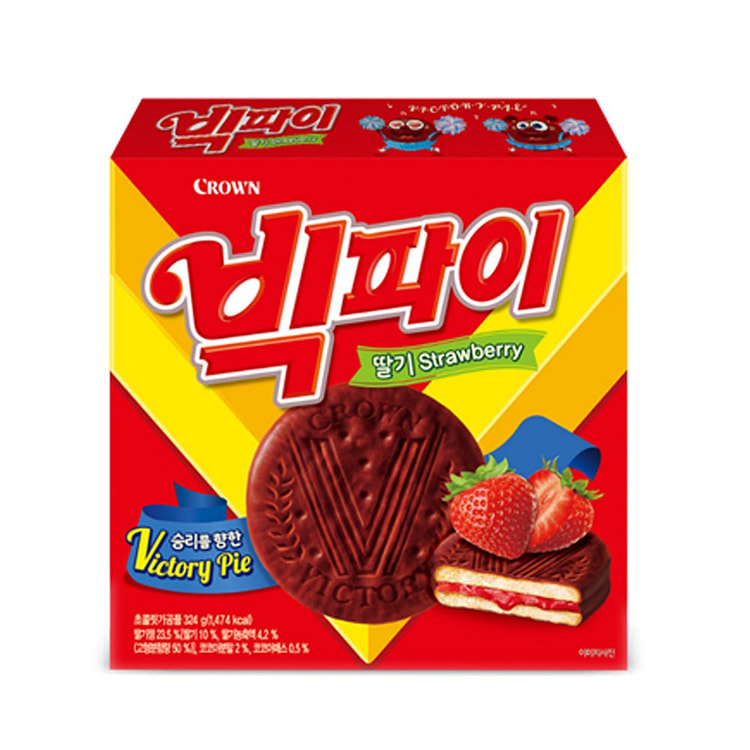 Crown Vic Pie Strawberry 18g x 18p