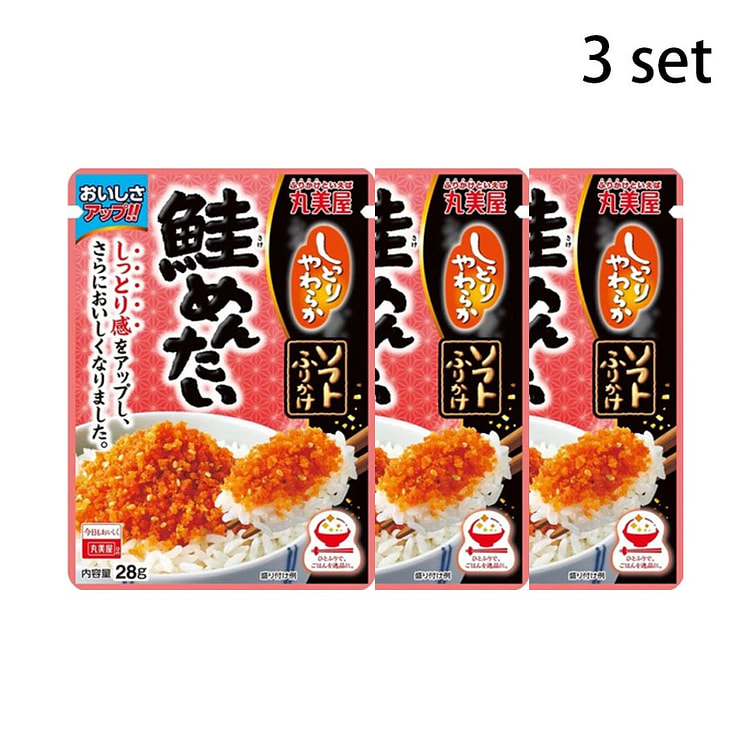 日本 丸美屋 三文鱼和明太子 混合口味 拌饭料28g*