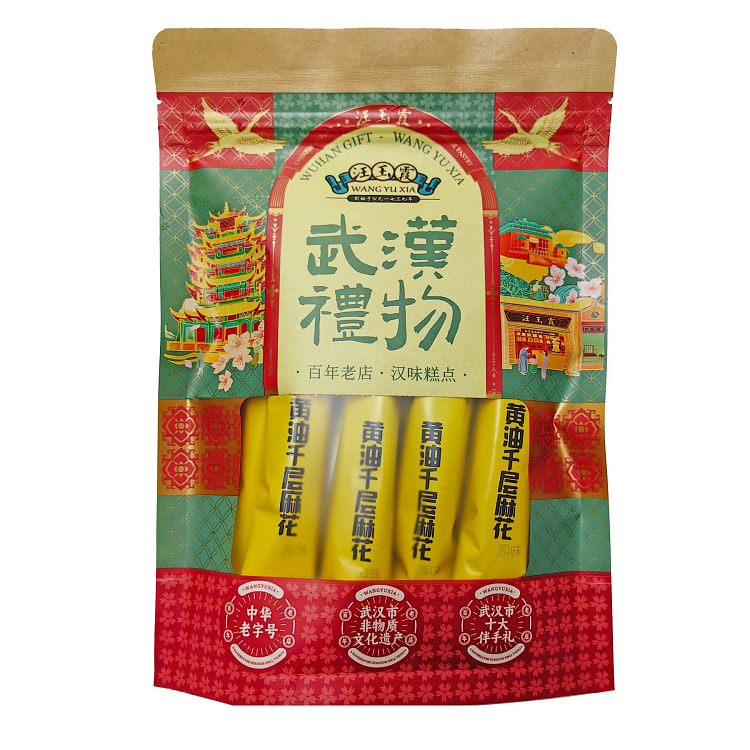 武汉特产黄油千层麻花酥90g*1袋 90 克