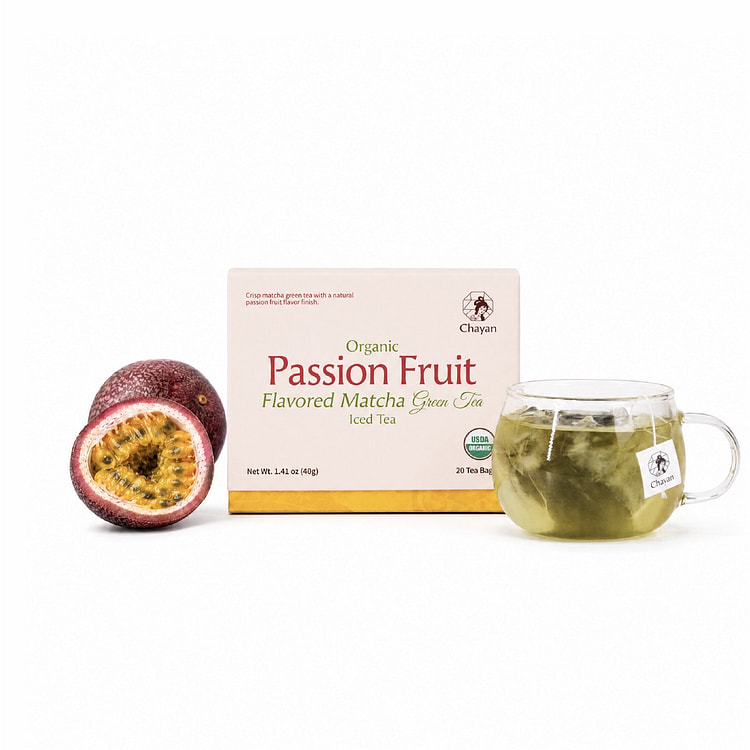 Organic Passion Fruit Matcha Green Tea [USDA] 20 pack